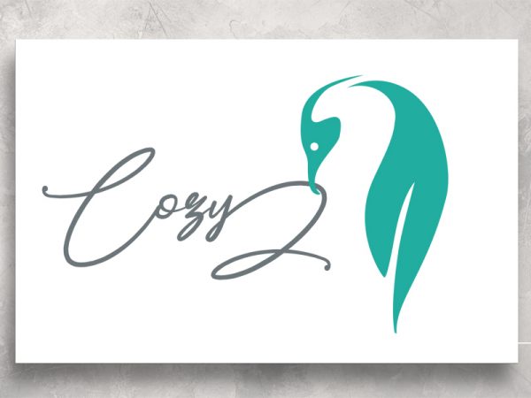 <span>COZY -LOGO</span><i>→</i>